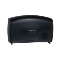 black toilet paper dispenser
